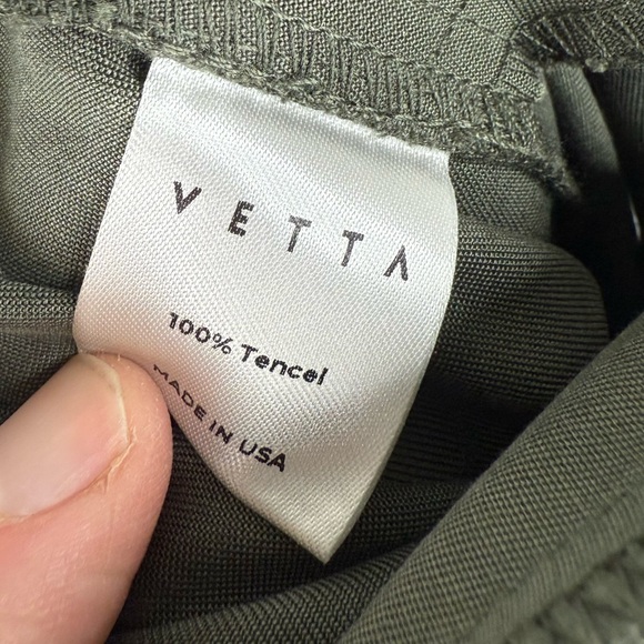 VETTA Wide-Leg Pants Lightweight Tencel Made in USA Size 8 - Picture 8 of 9